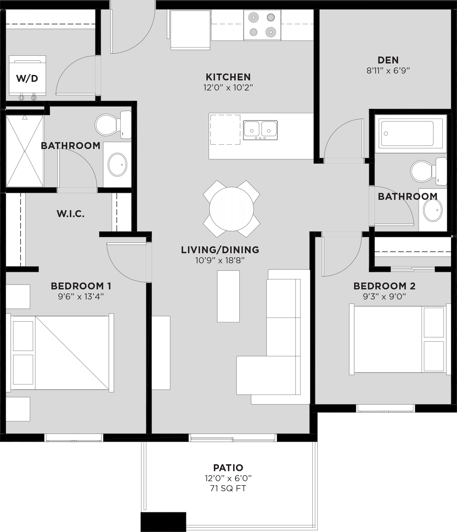 Suite 101 Floorplan