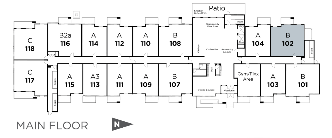 Suite 102 in Marquis