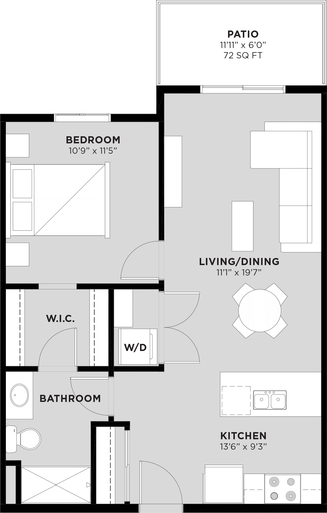 Suite 104 Floorplan