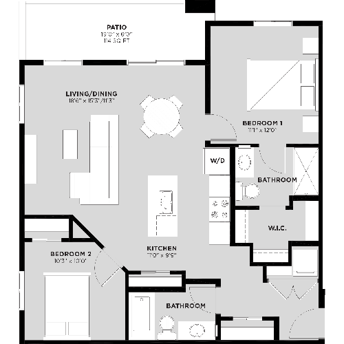 Suite 118 Floorplan