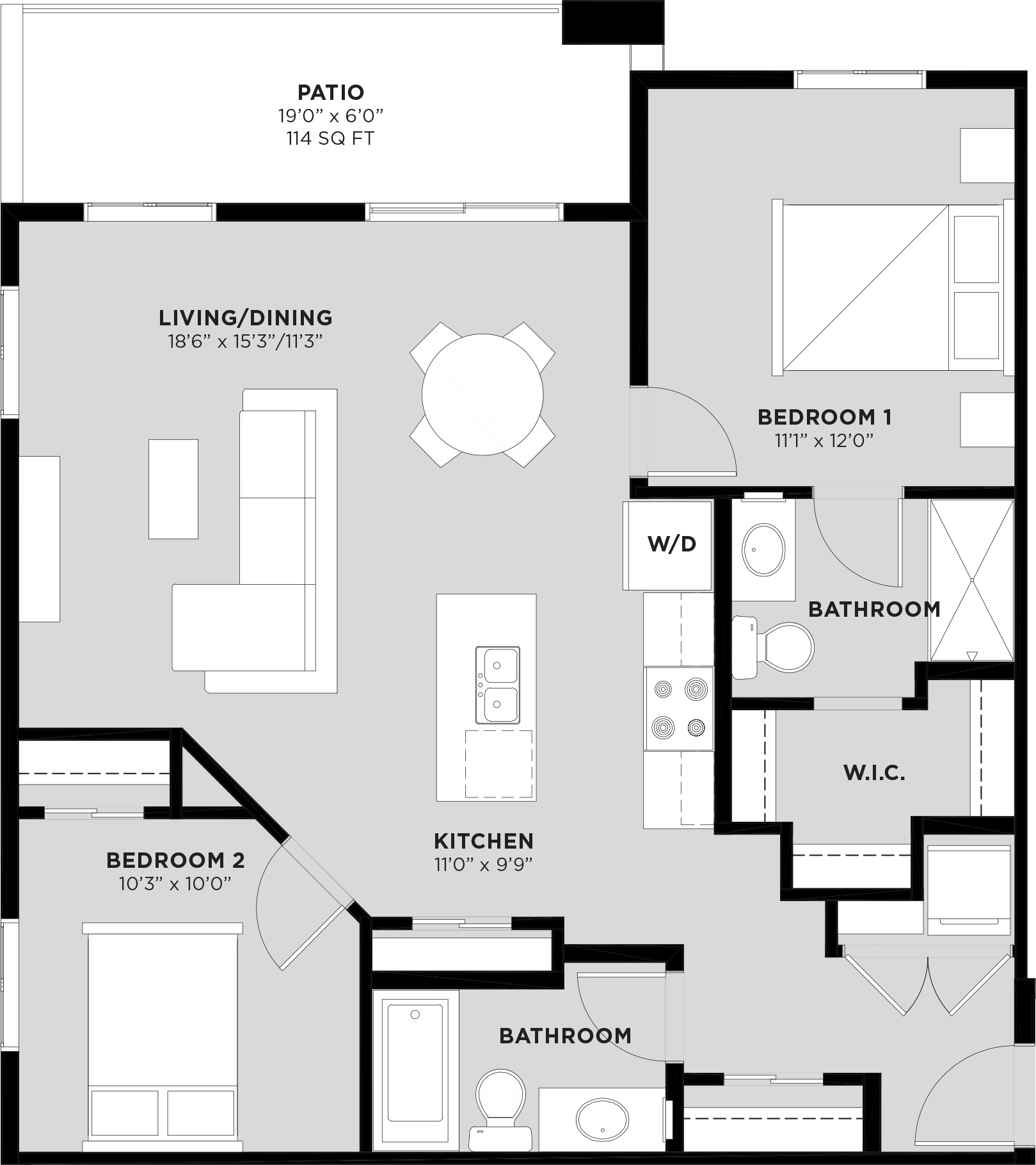 Suite 118 Floorplan