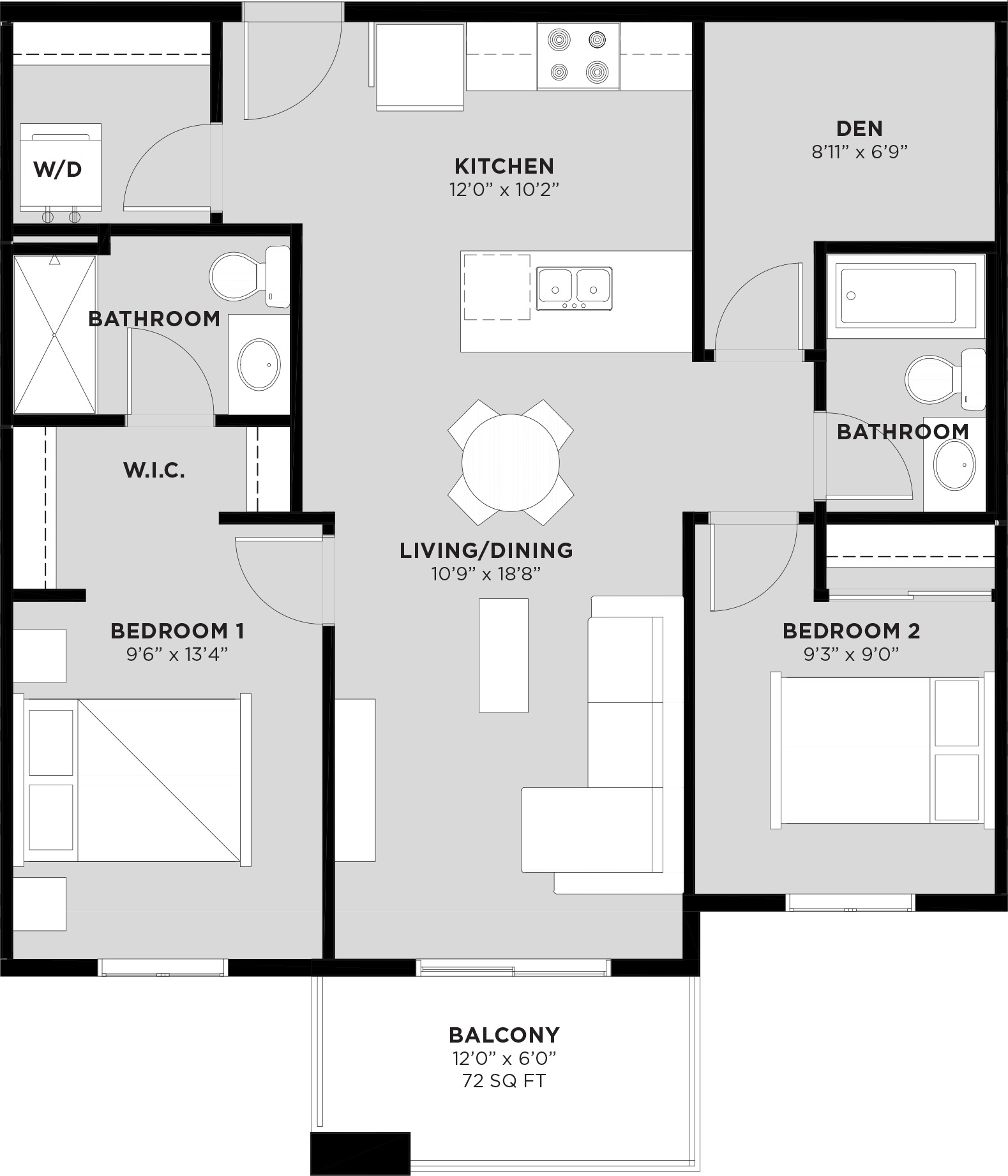 Suite 201 Floorplan