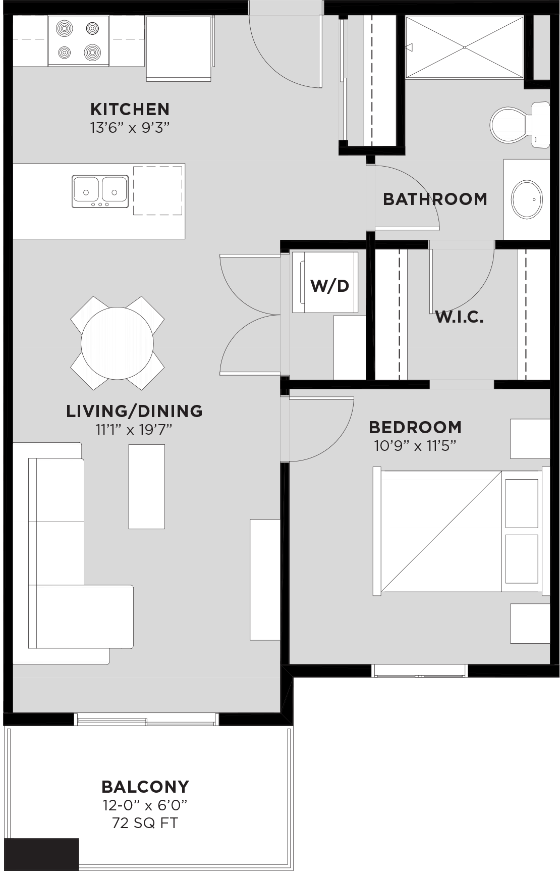 Suite 203 Floorplan