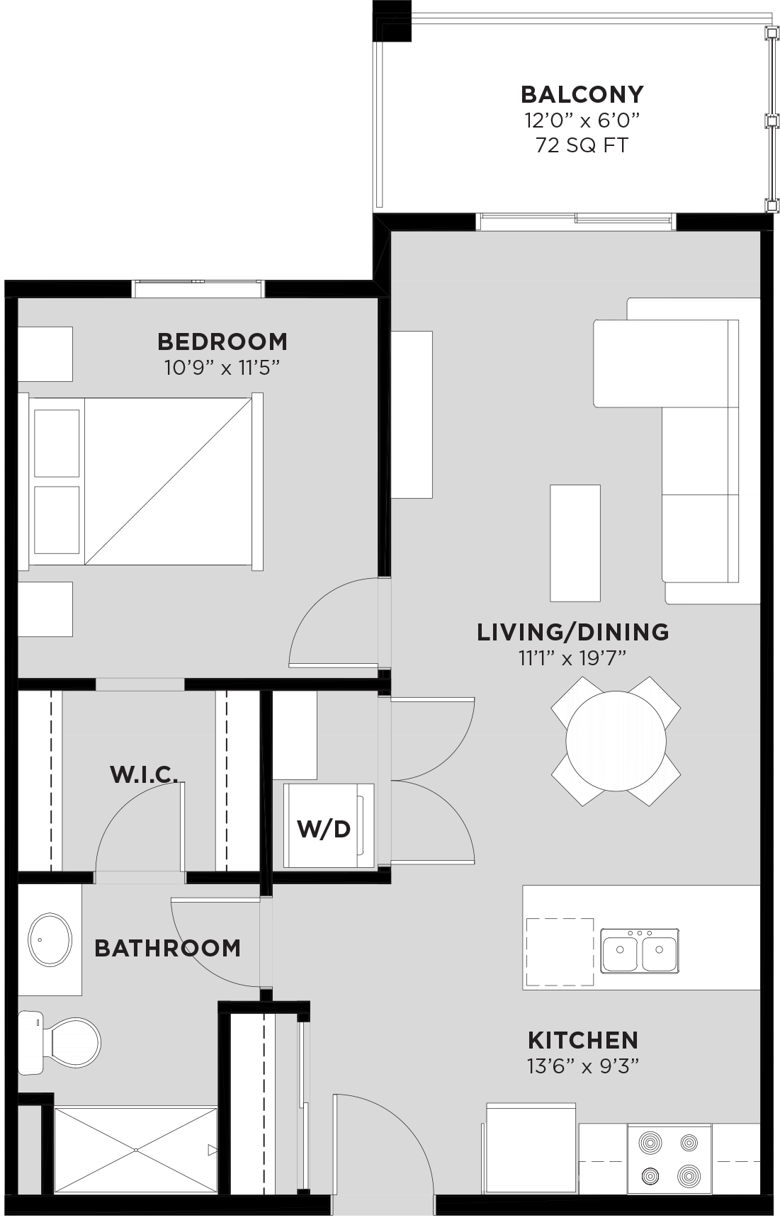 Suite 204 Floorplan