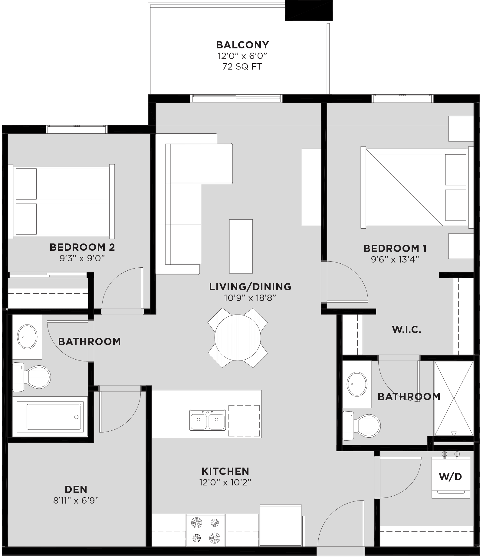 Suite 206 Floorplan