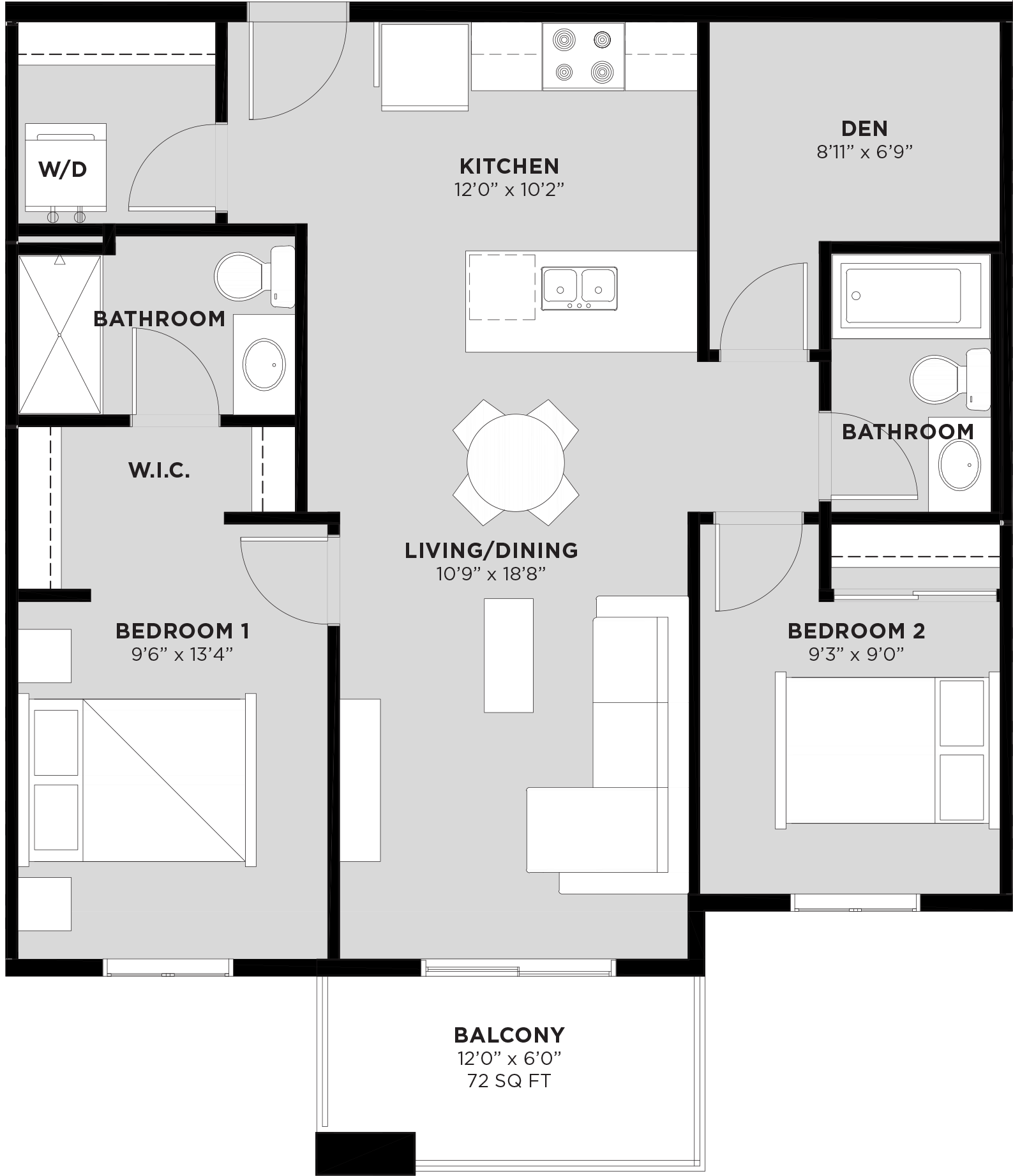 Suite 207 Floorplan