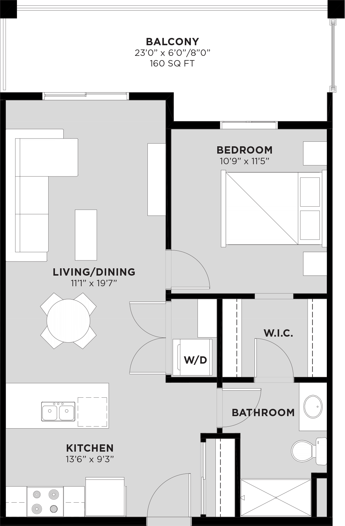 Suite 214 Floorplan