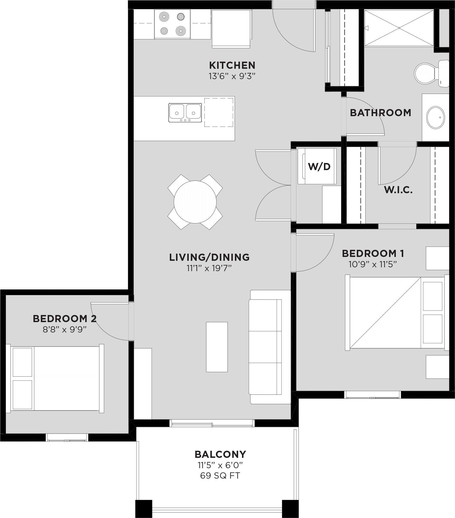 Suite 217 Floorplan