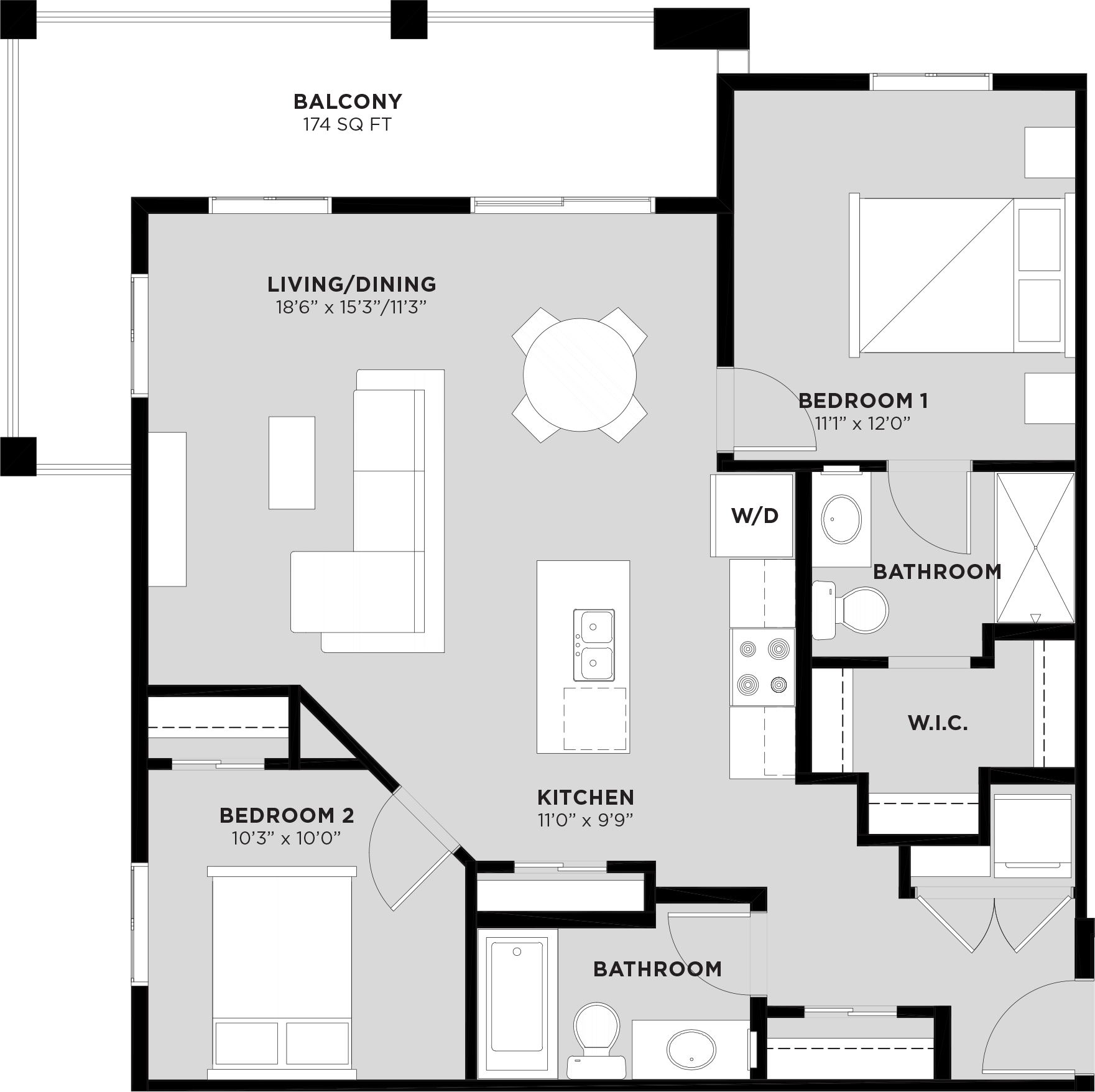 Suite 218 Floorplan