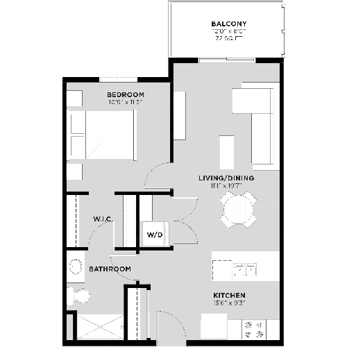 Suite 504 Floorplan