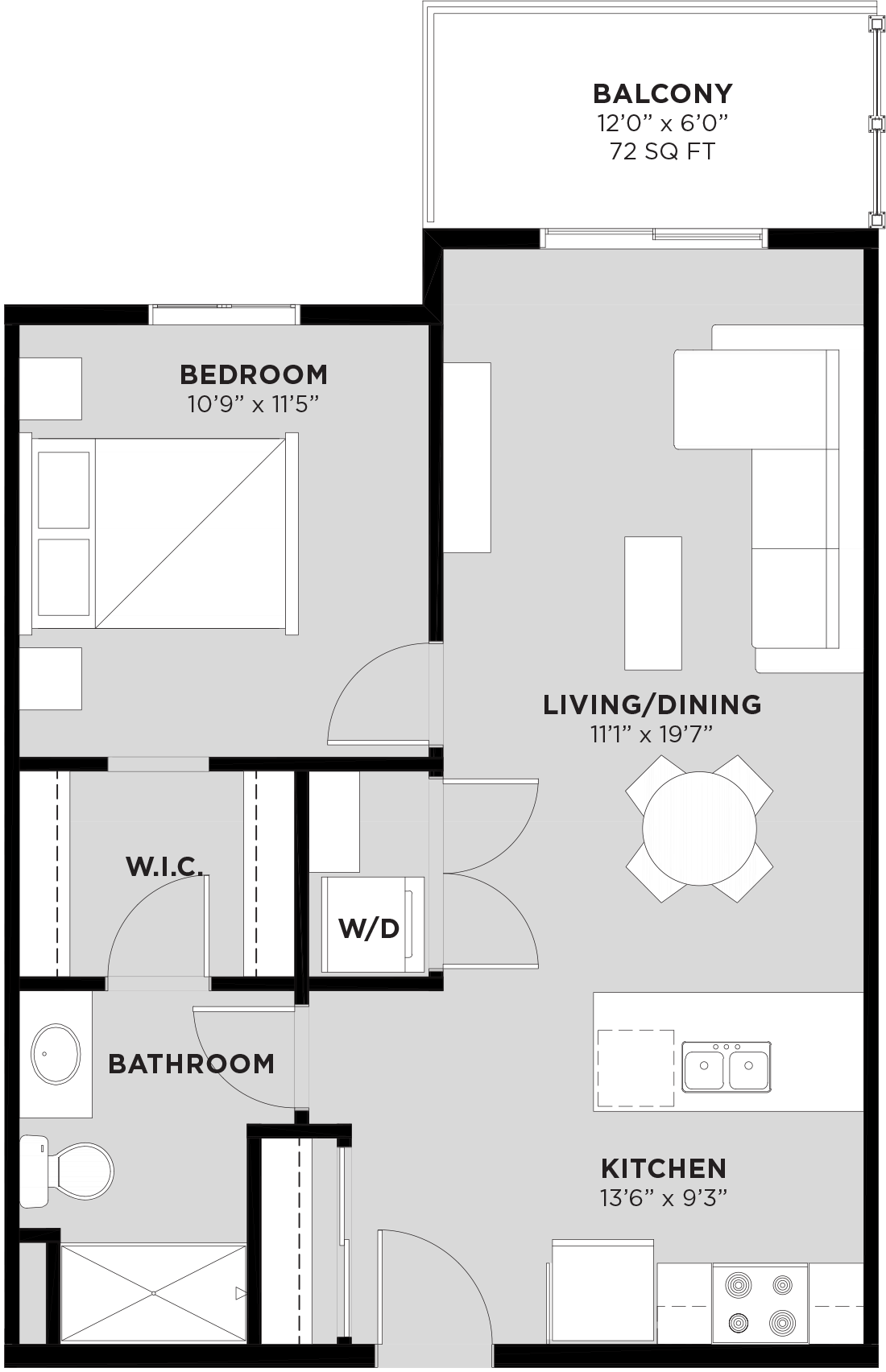 Suite 504 Floorplan