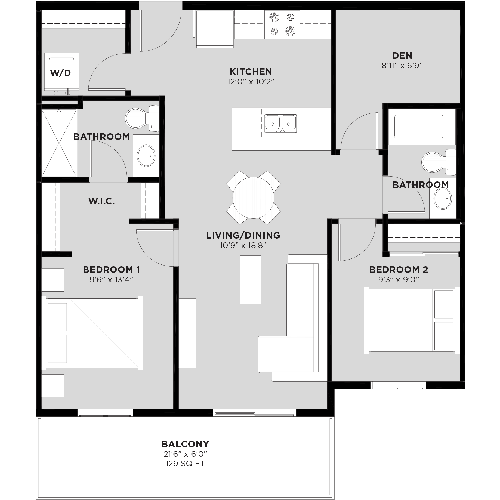 Suite 509 Floorplan