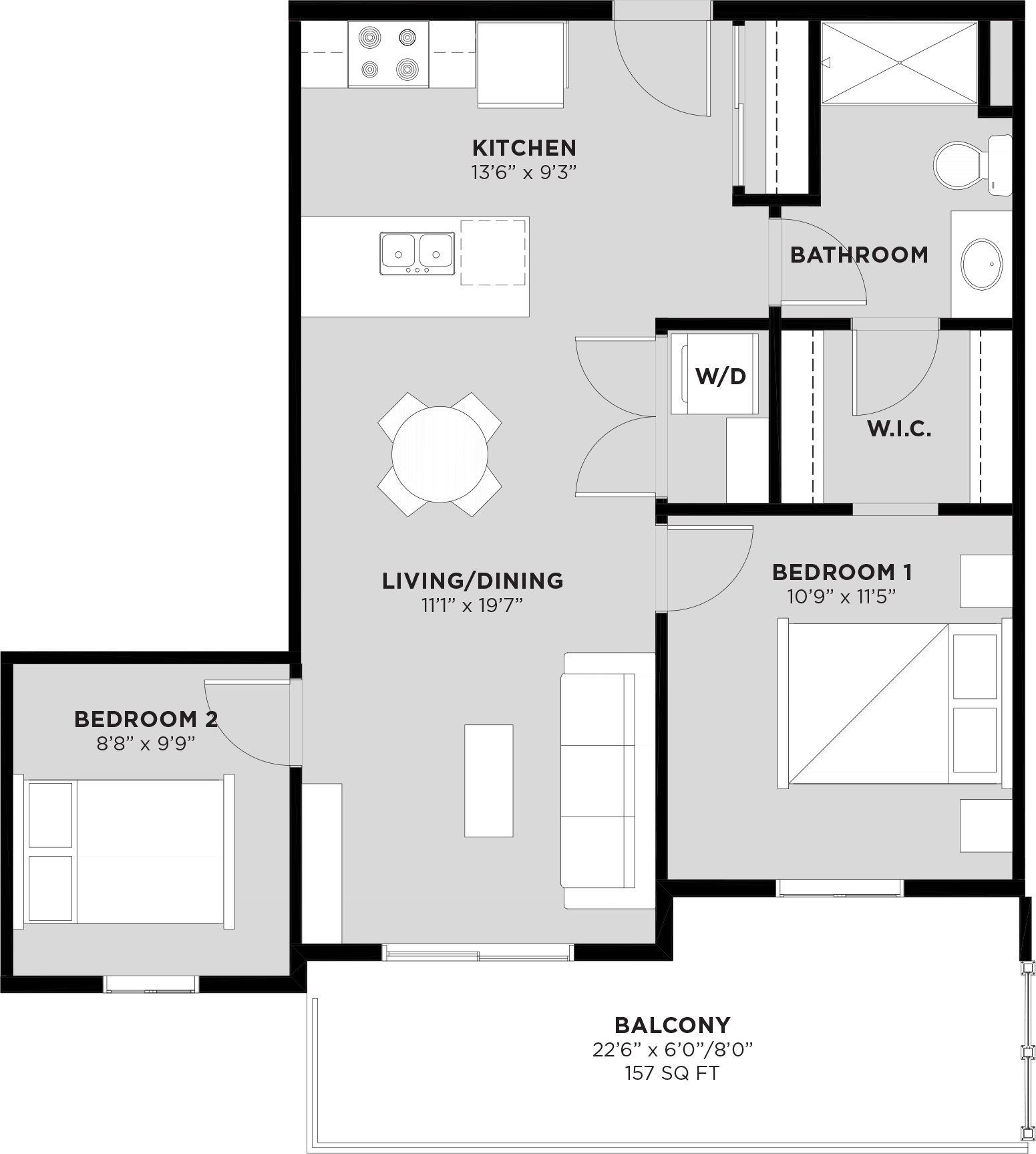 Suite 517 Floorplan