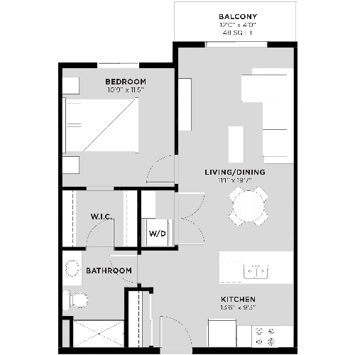 Suite 604 Floorplan