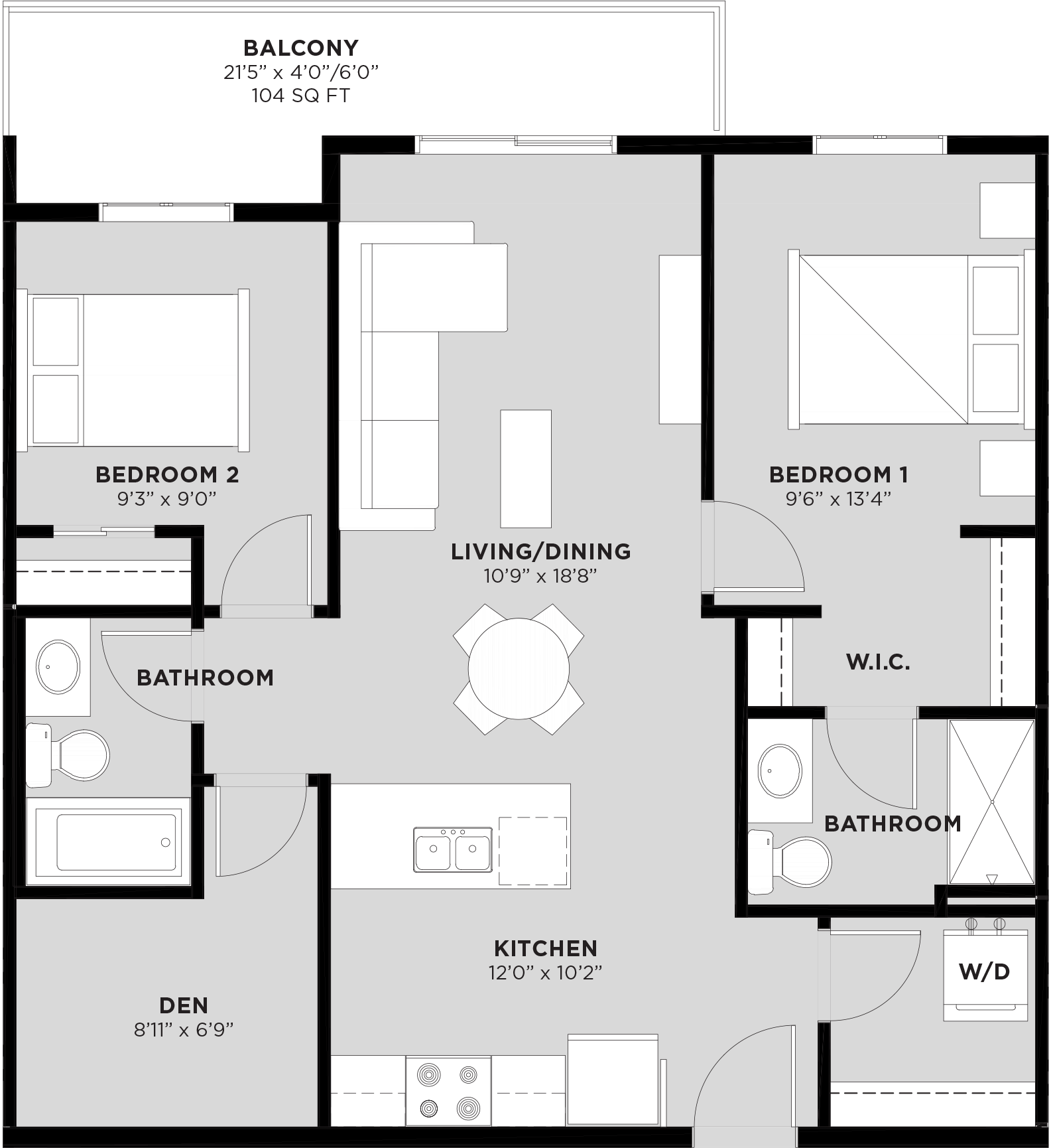 Suite 608 Floorplan