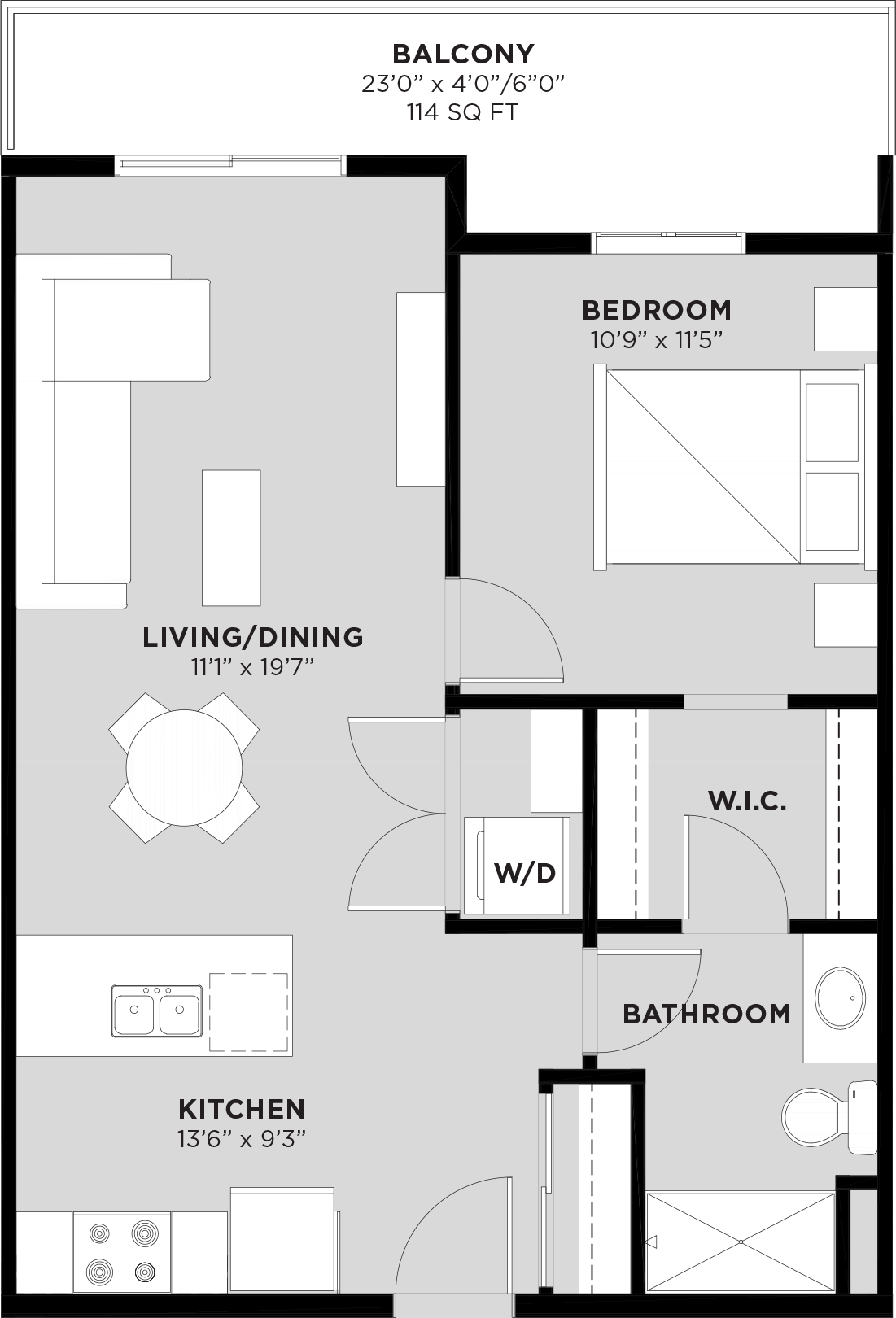 Suite 614 Floorplan