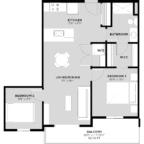 Suite 617 Floorplan